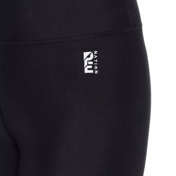 PE Nation black Strike Zone striped ankle leggings size M - Picture 7 of 13